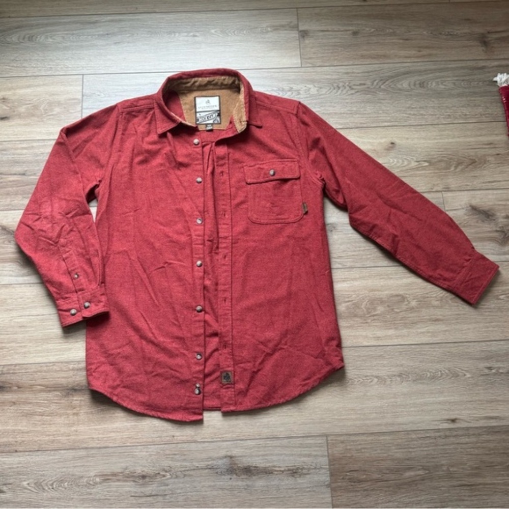 Huckberry Men’s Red Buck Camp Flannel